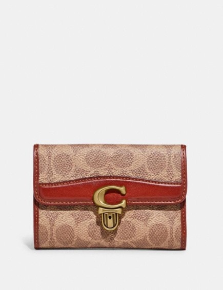 PORTE-MONNAIE EN TOILE SIGNATURE COACH