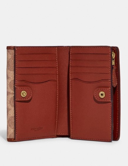 PORTE-MONNAIE EN TOILE SIGNATURE COACH