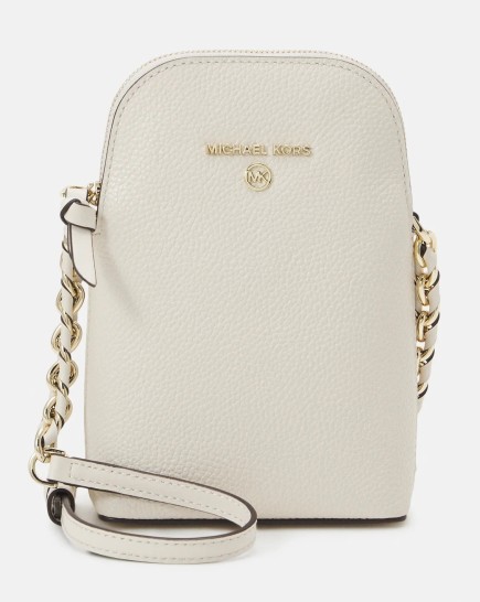 SAC PORTÉ CROISÉ JET SET CHARM CREME MK
