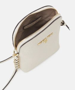 SAC PORTÉ CROISÉ JET SET CHARM CREME MK