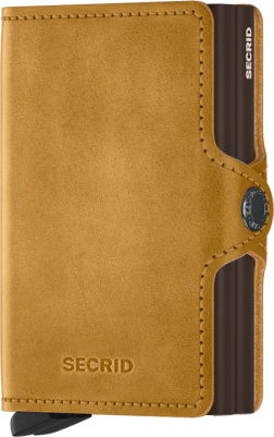 PORTE CARTES TWINWALLET VINTAGE OCHRE SECRID