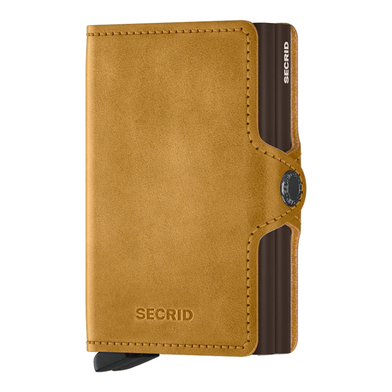 PORTE CARTES TWINWALLET VINTAGE OCHRE SECRID PORTE CARTES TWINWALLET VINTAGE OCHRE SECRID