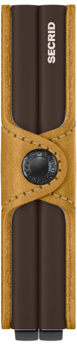 PORTE CARTES TWINWALLET VINTAGE OCHRE SECRID