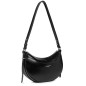 SAC DEMI LUNE SUAVE ACE NOIR LANCASTER