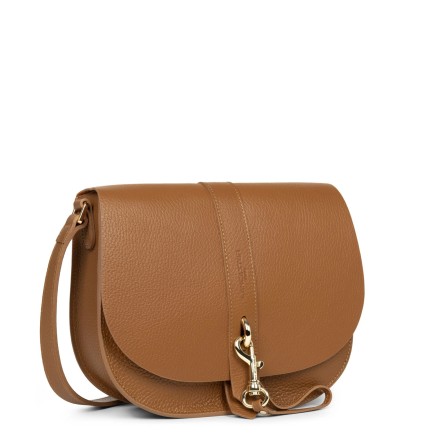 SAC BESACE FOULONNÉ DOUBLE HOOK CAMEL LANCASTER