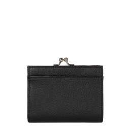 PORTE MONNAIE FERMOIR FOULONNÉ PM NOIR LANCASTER