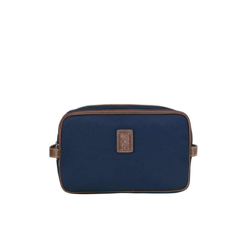 LONGCHAMP BOXFORD TROUSSE DE TOILETTE BLEU LONGCHAMP BOXFORD TROUSSE DE TOILETTE BLEU