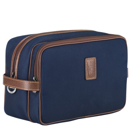 LONGCHAMP BOXFORD TROUSSE DE TOILETTE BLEU