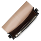 SAC BESACE FOULONNÉ DOUBLE HOOK NOIR IN NUDE LANCASTER