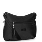 SAC BESACE BASIC POMPON NOIR LANCASTER
