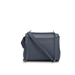 SAC À RABAT NINON PETIT MODÈLE BLEU PÉTROLE LANCEL