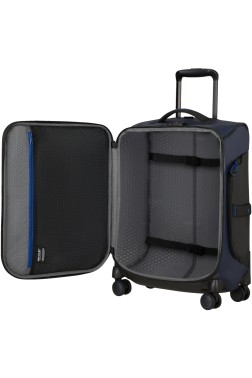 VALISE CABINE 4 ROUES 55CM ECODIVER BLEU NUIT SAMSONITE