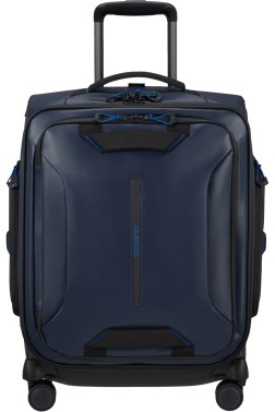 VALISE CABINE 4 ROUES 55CM ECODIVER BLEU NUIT SAMSONITE