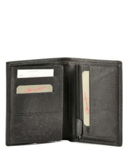 PORTEFEUILLE SAHARA NOIR HENON