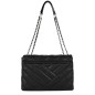 SAC TROTTEUR CAVIAR MATELASSÉ NOIR LANCASTER