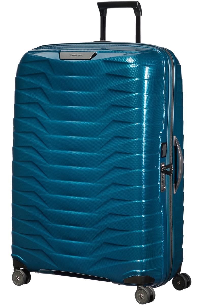 VALISE 4 ROUES 81CM PROXIS BLEU PETROLE SAMSONITE