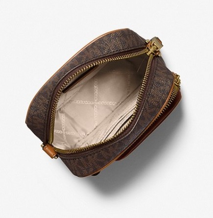 PETIT SAC A BANDOULIERE ELLIOT MARRON/NOISETTE MK