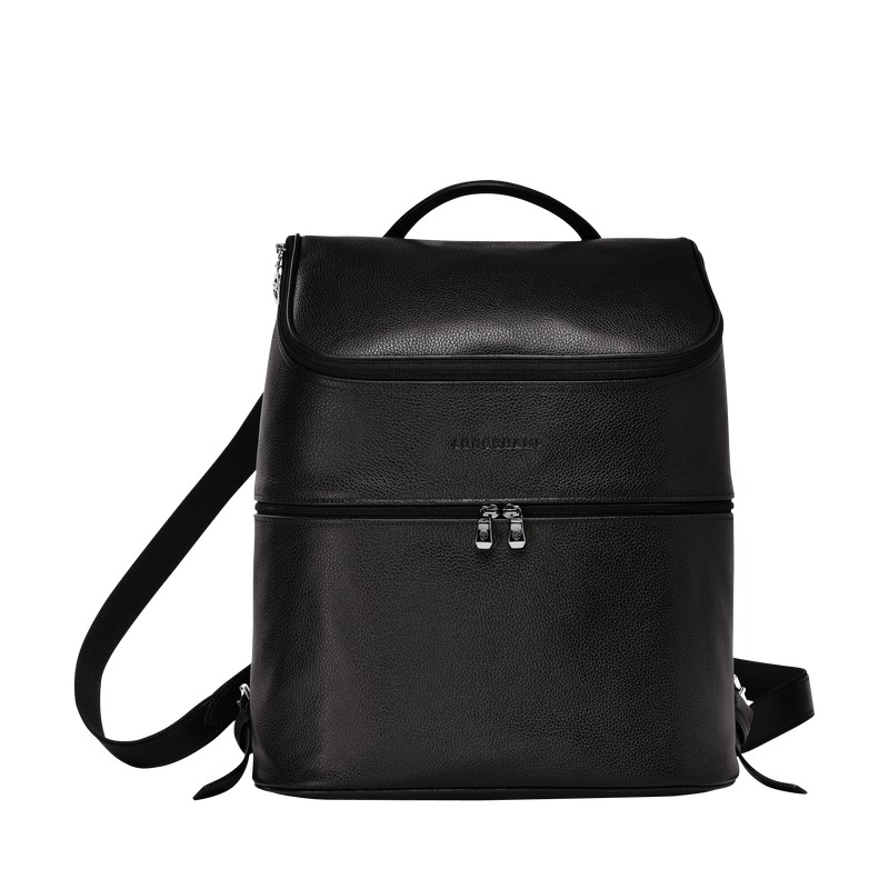 LONGCHAMP LE FOULONNÉ SAC À DOS NOIR LONGCHAMP LE FOULONNÉ SAC À DOS NOIR