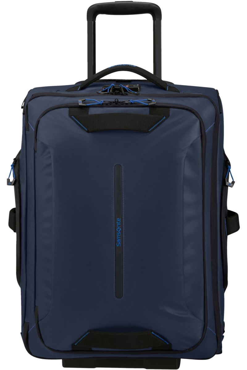 VALISE À DOS CABINE 2 ROUES 55CM ECODIVER BLEU NUIT SAMSONITE