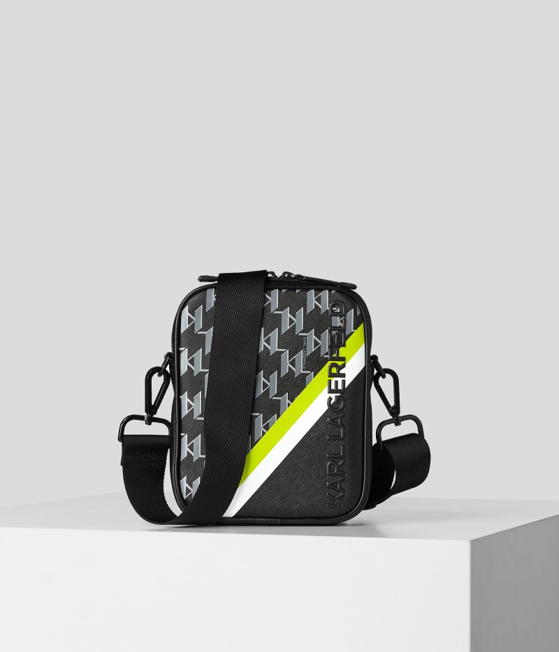 SACOCHE K/SHADE LEATHER STRIPE NIOR/MULTI KL