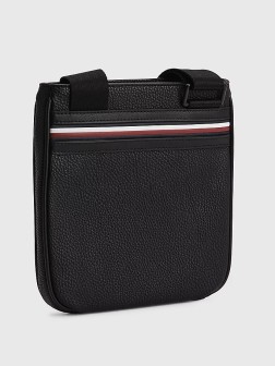 SAC PORTÉ CROISÉ CENTRAL NOIR TOMMY HILFIGER