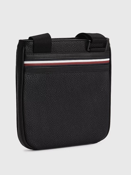 SAC PORTÉ CROISÉ CENTRAL NOIR TOMMY HILFIGER