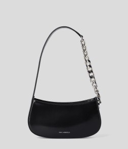 SAC PORTÉ ÉPAULE K/SADDLE CHAIN NOIR KL