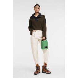 LONGCHAMP LE PLIAGE RESCUE POCHETTE VERT