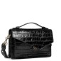 SAC TROTTEUR NOIR CROCO (Anna) LANCASTER X ZOÉ
