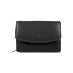 PORTE MONNAIE SOFT LINE NOIR HENON