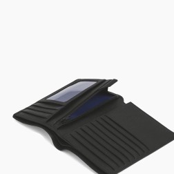 PORTEFEUILLE VERTICAL ZIPPÉ CHARLES NOIR LE TANNEUR