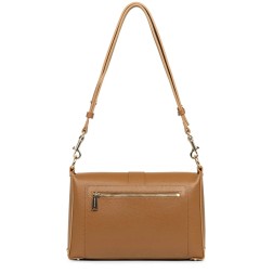 SAC TROTTEUR FOULONNÉ DOUBLE CAMEL IN ORANGE LANCASTER