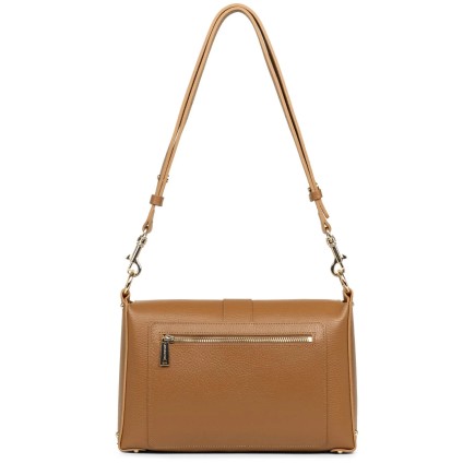 SAC TROTTEUR FOULONNÉ DOUBLE CAMEL IN ORANGE LANCASTER