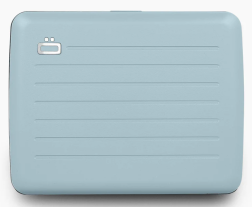 PORTE CARTES SMART CASE OLSO LARGE MAT ARCTIC BLUE ÖGON