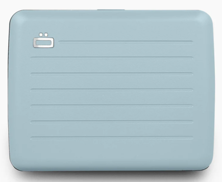 PORTE CARTES SMART CASE OLSO LARGE MAT ARCTIC BLUE ÖGON