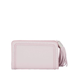 PORTEFEUILLE COMPACT PREMIER FLIRT LANCEL ROSE DRAGÉE