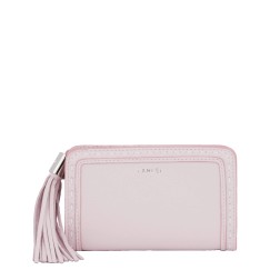 PORTEFEUILLE COMPACT PREMIER FLIRT LANCEL ROSE DRAGÉE