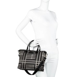 SAC MAIN BASIC VERNI BLEU FONCÉ LANCASTER