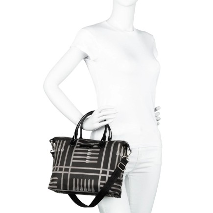SAC MAIN BASIC VERNI BLEU FONCÉ LANCASTER