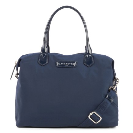 SAC MAIN BASIC VERNI BLEU FONCÉ LANCASTER