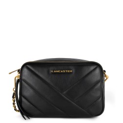 SAC TROTTEUR SOFT MATELASSÉ NOIR LANCASTER