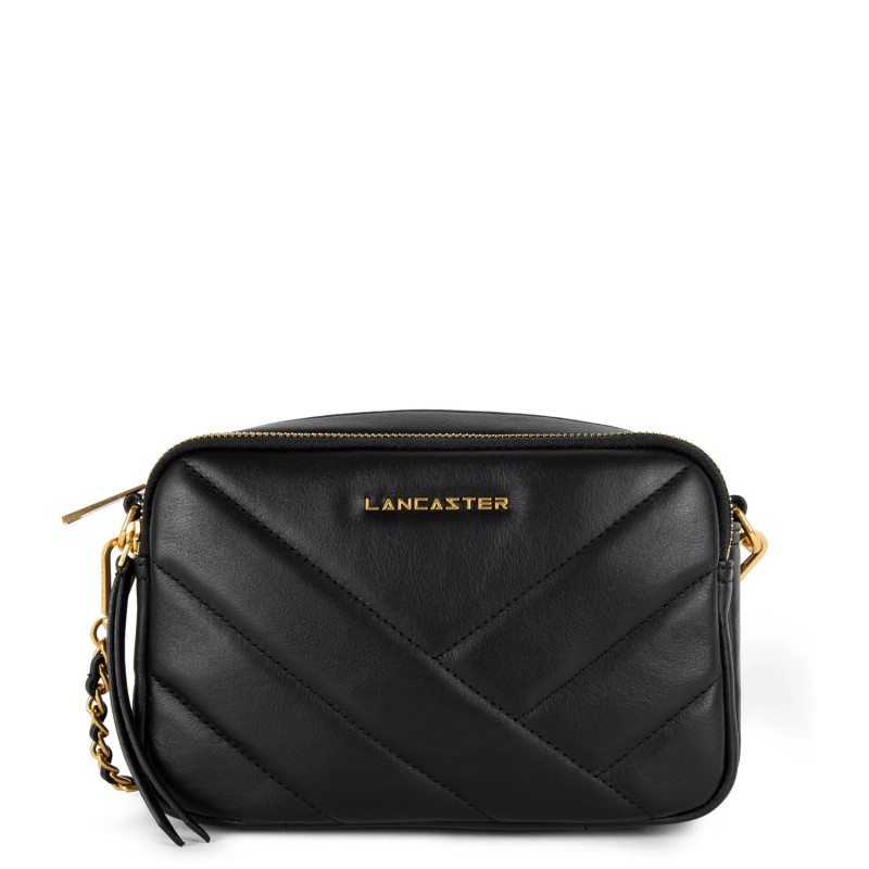 SAC TROTTEUR SOFT MATELASSÉ NOIR LANCASTER