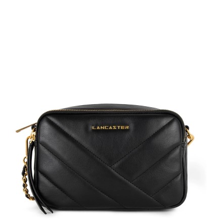 SAC TROTTEUR SOFT MATELASSÉ NOIR LANCASTER