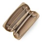 PORTEFEUILLE ZIPPÉ DUNE BEIGE FONCÉ LANCASTER