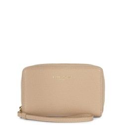PORTEFEUILLE ZIPPÉ DUNE BEIGE FONCÉ LANCASTER