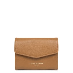PORTE MONNAIE À RABAT DUNE CAMEL LANCASTER