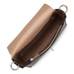 SAC TROTTEUR FOULONNÉ DOUBLE NOIR IN NUDE LANCASTER