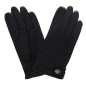 GANTS CUIR PRESTIGE HOMME NOIR DOUBLURE EN CACHEMIRE GLOVE STORY