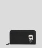 PORTEFEUILLE CONTIMENTAL ZIPPÉ K/IKONIK 2.0 NOIR KL