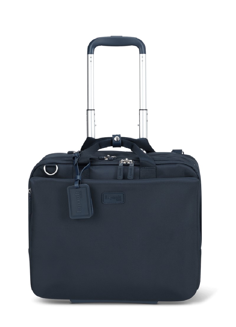 ROLLING TOTE 4BIZ CARBON BLUE LIPAULT ROLLING TOTE 4BIZ CARBON BLUE LIPAULT